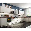 Foshan Manufacturer Wholesale Modern White Lacquer Solid Wood Kitchen Cabinet